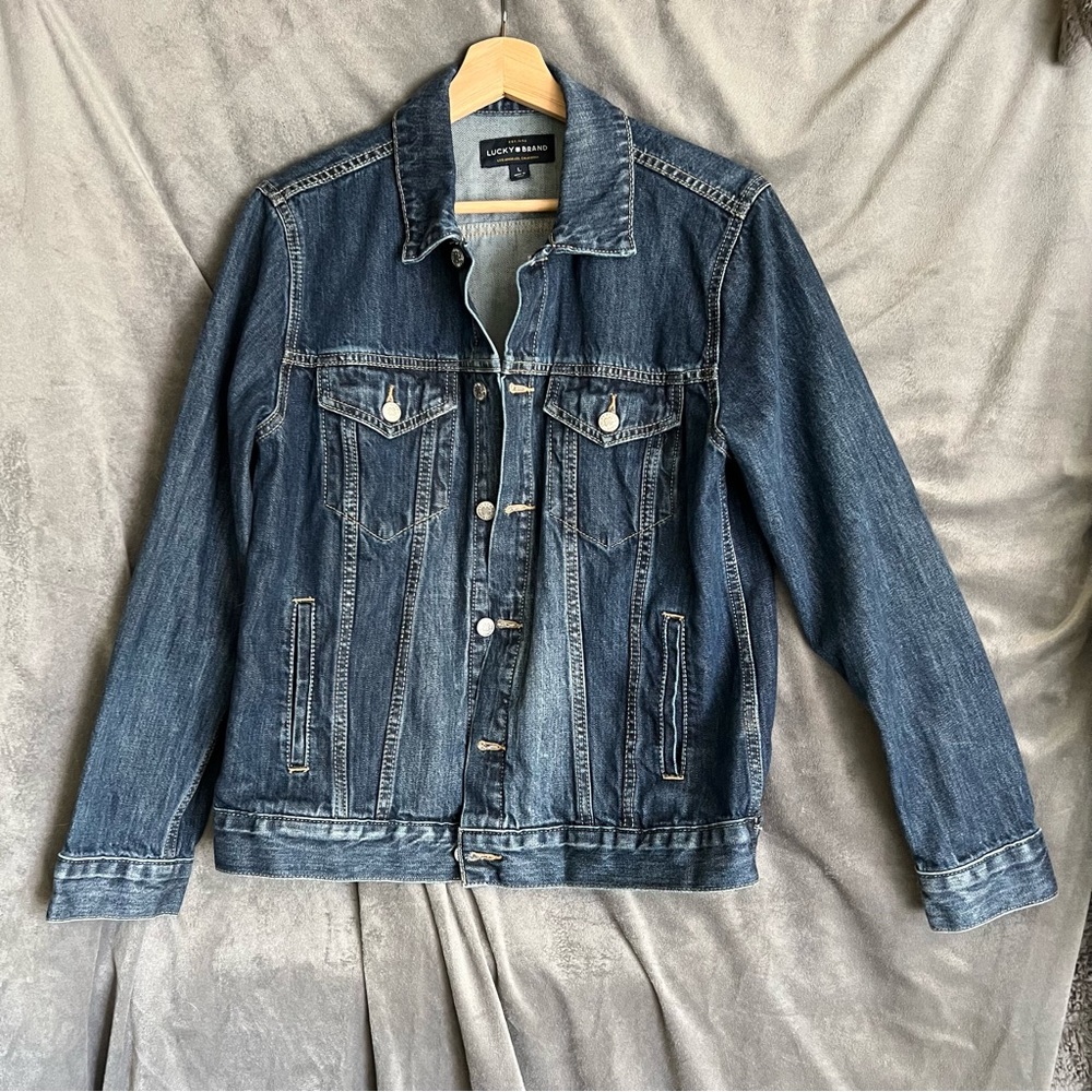 Lucky brand jean trucker jacket